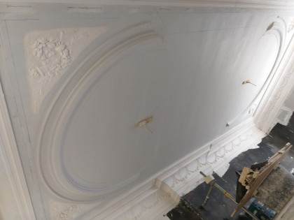 reconstructie stucplafond, restauratie moluren